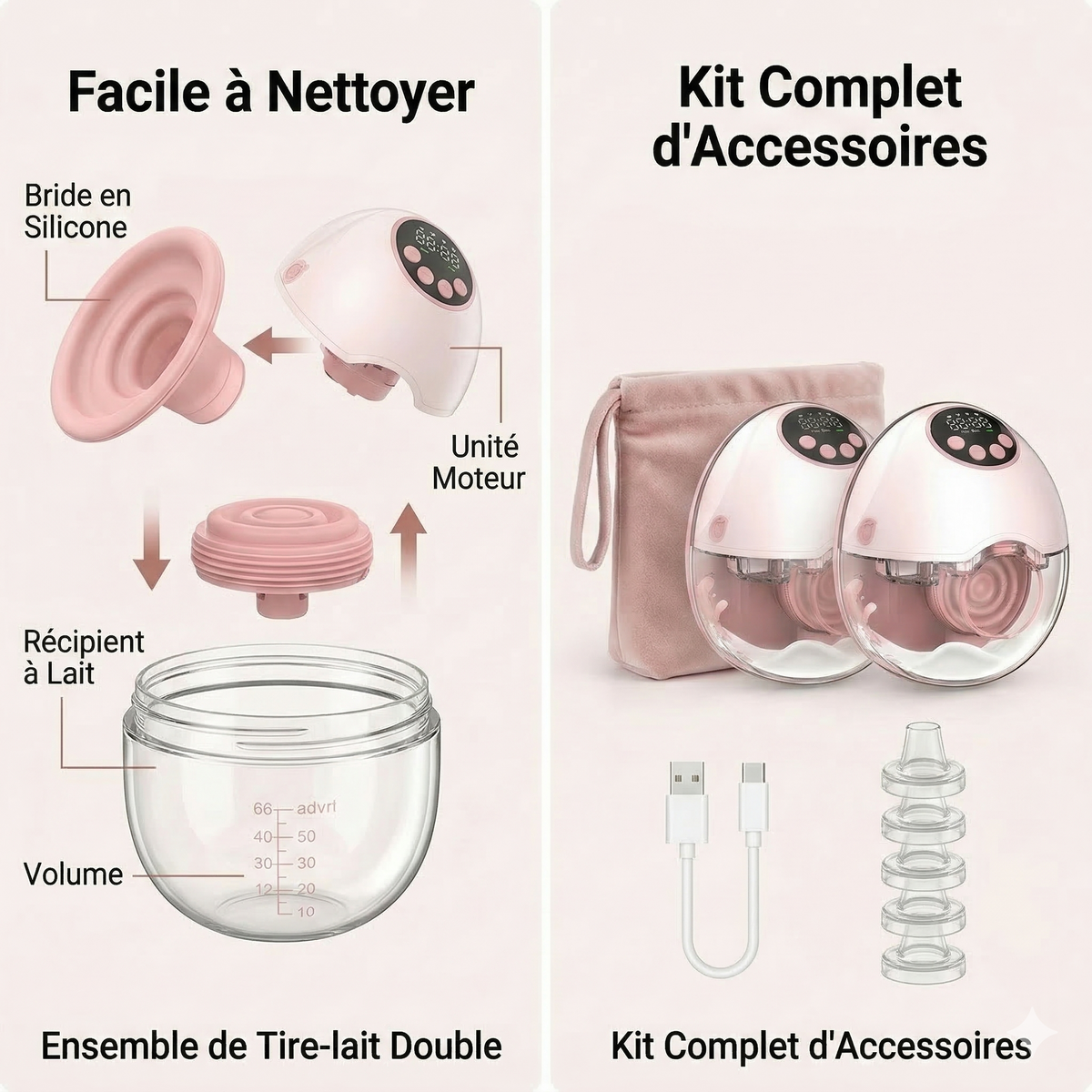 Tire-Lait Électrique Mains-Libres MY382 : La Liberté Nouvelle Génération